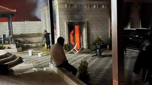 هجوم المستوطنين على حوارة في نابلس