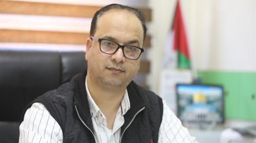 منسق لجنة دعم الصحفيين الفلسطينيين الصحفي صالح المصري