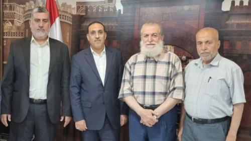 وفد من حركة الجهاد الاسلامي في دمشق