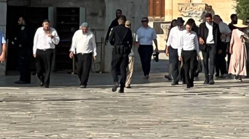 جانب من اقتحام المستوطنين للمسجد الأقصى المبارك بحماية من قوات الاحتلال (1).jpeg