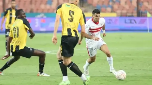من مباراة الزمالك والمقاولون