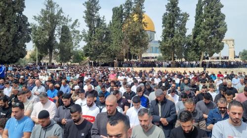 صلاة الجمعة بالمسجد الأقصى المبارك