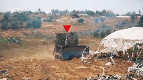 استهداف جرافة