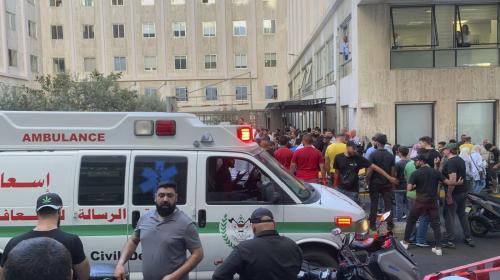مشاهد من وصول جرحى تفجير أجهزة الاتصال بلبنان