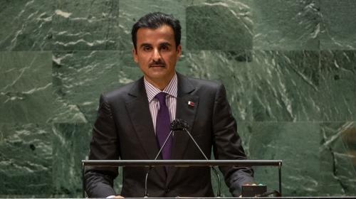 أمير قطر الشيخ تمام بن حمد آل ثاني.
