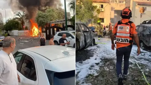 من سقوط صواريخ في اسرائيل