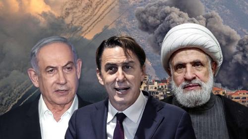 صورة نشرتها يديعوت أحرونوت اليوم لجهود وقف إطلاق النار في لبنان