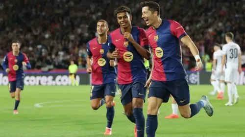 لاعبو برشلونة