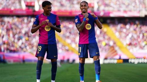 برشلونة يواصل التألق ويهزم أوساسونا بثنائية نظيفة في الليجا