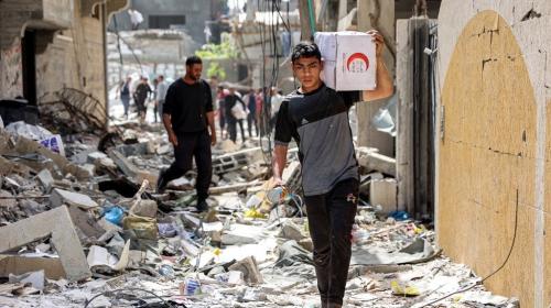 أسواق مدمرة في غزة
