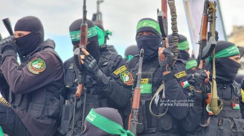 مشاهد تسليم الاسرى من دير البلح (4)