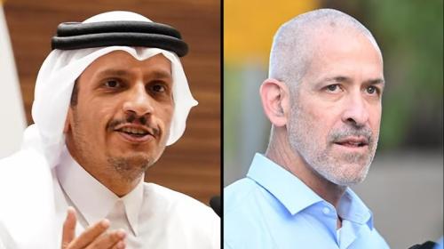 رئيس الشاباك ووزير الخارجية القطري