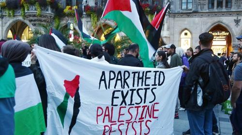 تظاهرة في فرنسا مع فلسطين