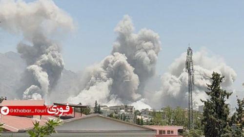قصف ايران
