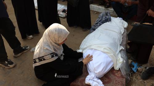 وداع شهداء عائلة مشتهى والشاعر