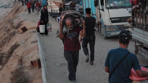 نزوح في غزة خلال حرب الابادة