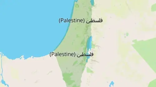 خريطة فلسطين