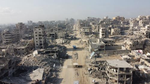 صور جوية تظهر الدمار في مدينة غزة (7)