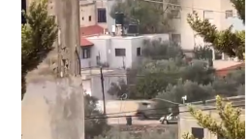 محاصرة منزل في بلدة مركة بجنين.PNG