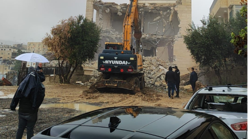 هدم منزلين في بلدة الخر ببيت لحم.PNG