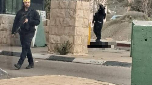 إطلاق نار على شاب بزعم تنفيذ عملية طعن بالقدس