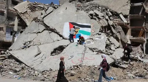 رسم علم فلسطين