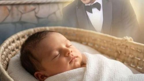 ارتقاء شاب لحظة ولادة ابنه