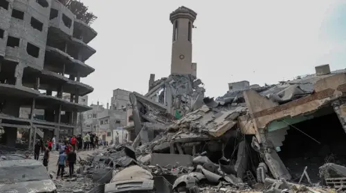 مسجد دمره الاحتلال في غزة