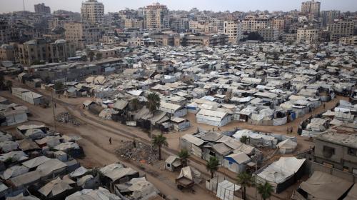 غزة خيام دمار قصف إعمار (3)