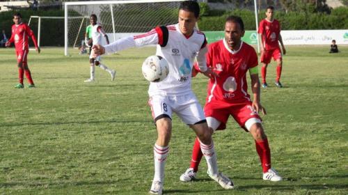 من لقاء غزة الرياضي وشباب خانيونس