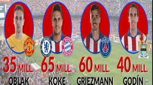 اتلتيكو مدريد رفض عروضا قيمتها 200 مليون يورو للتخلي عن أبرز نجومه