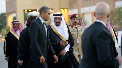 باراك اوباما والعاهل السعودي سلمان بن عبد العزيز