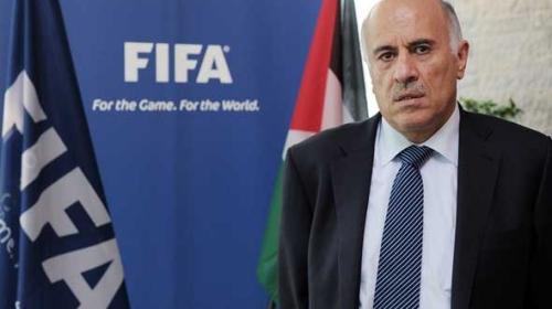 رئيس الاتحاد الوطني الفلسطيني لكرة لقدم اللواء جبريل الرجوب