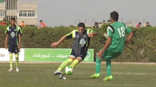 من مباريات دور الـ16 بكأس غزة.