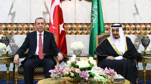 الرئيس التركي والملك السعودي