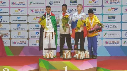 البطل محمد الياسيني يحصد فضيّة العالم بالتايكواندو للناشئين