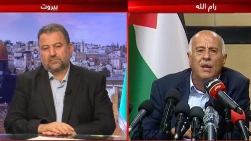 جبريل الرجوب وصالح العاروري