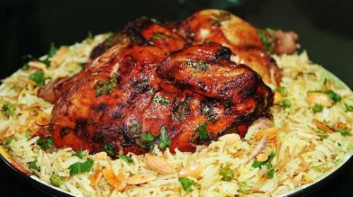رز ودجاج