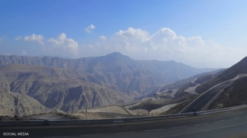  منطقة جبل جيس بإمارة رأس الخيمة