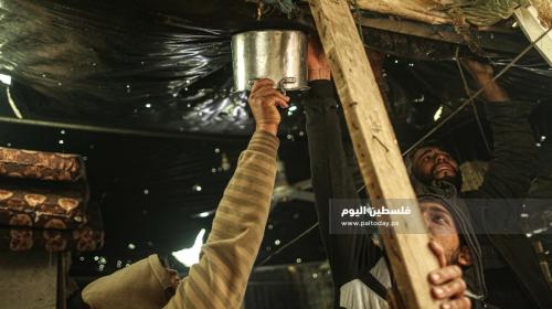 غرق منزل عائلة ابو اسعد صبح بيت لاهيا (7)