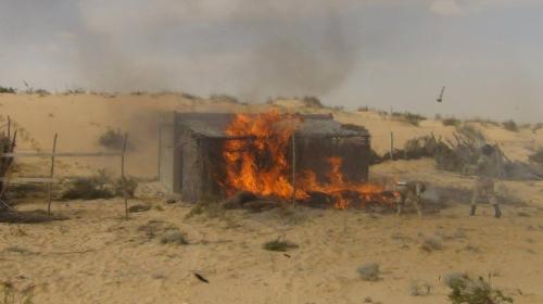 تفجير منزل في سيناء
