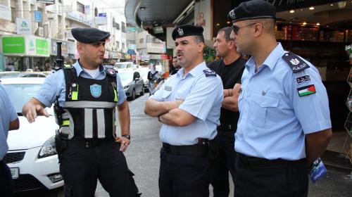 الشبرطة الفلسطينية في الضفة الغربية