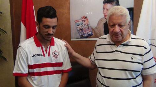 ابراهيم حسن يوقع للزمالك