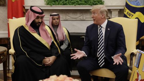 بن سلمان وترامب