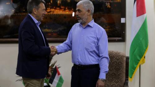 لقاء السنوار بماورير