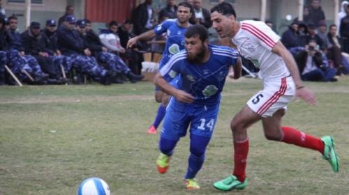 من مباراة شباب رفح وشباب خانيونس
