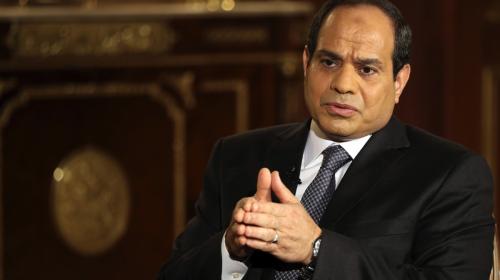 الرئيس المصري  عبد الفتاح السيسي