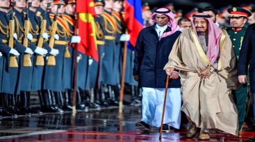 العاهل السعودي في موسكو