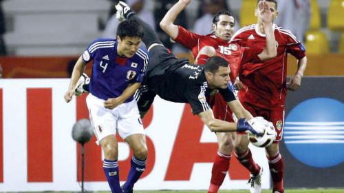 منتخبا الامارات واليابان في بطولة أمم أسيا