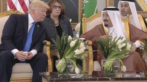 ترامب والملك السعودي